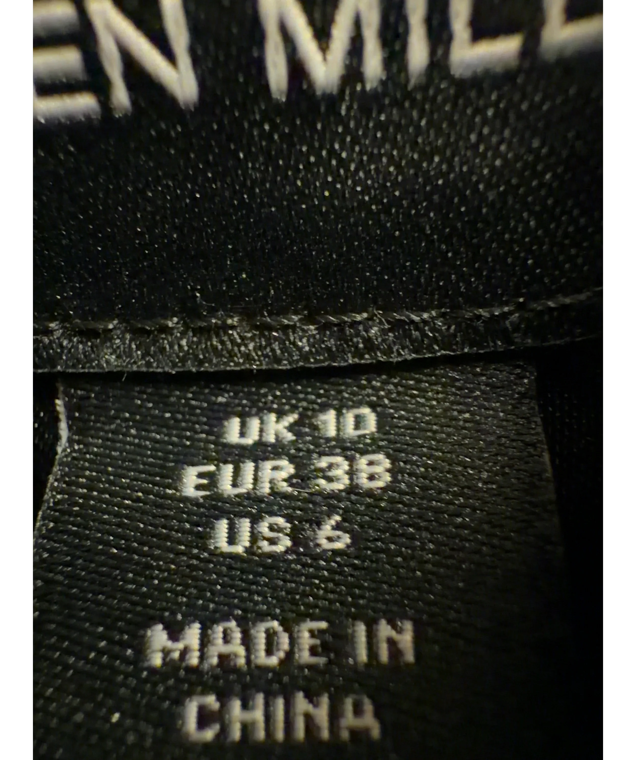 KAREN MILLEN Brown Colour, size UK 10 — care label