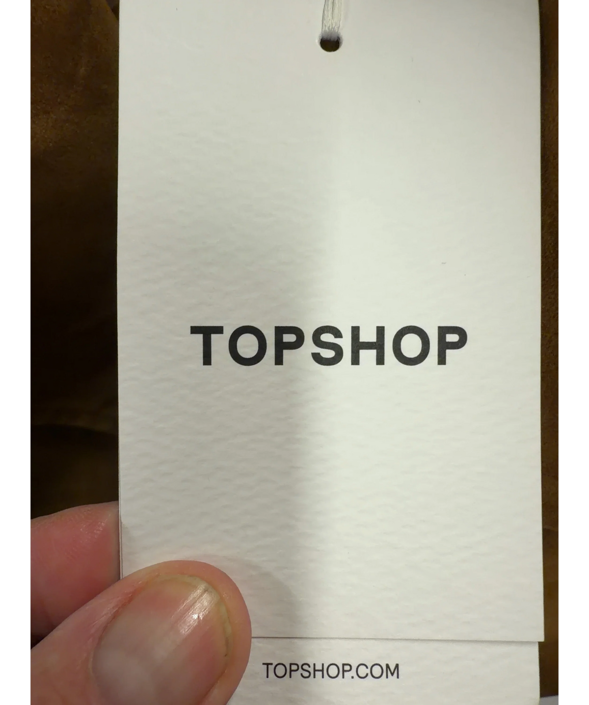 TOPSHOP Brown Colour, size UK S — detail