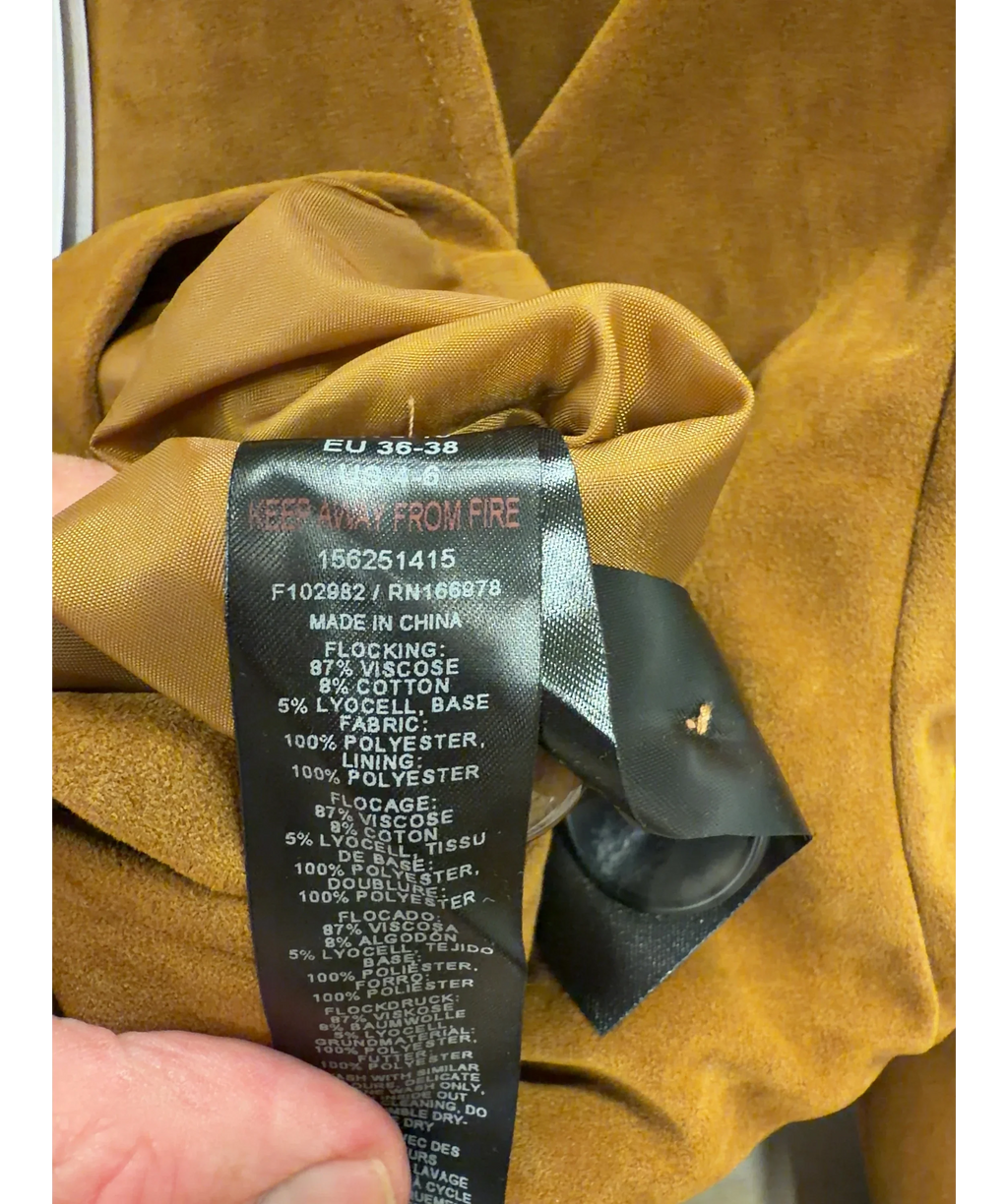 TOPSHOP Brown Colour, size UK S — label