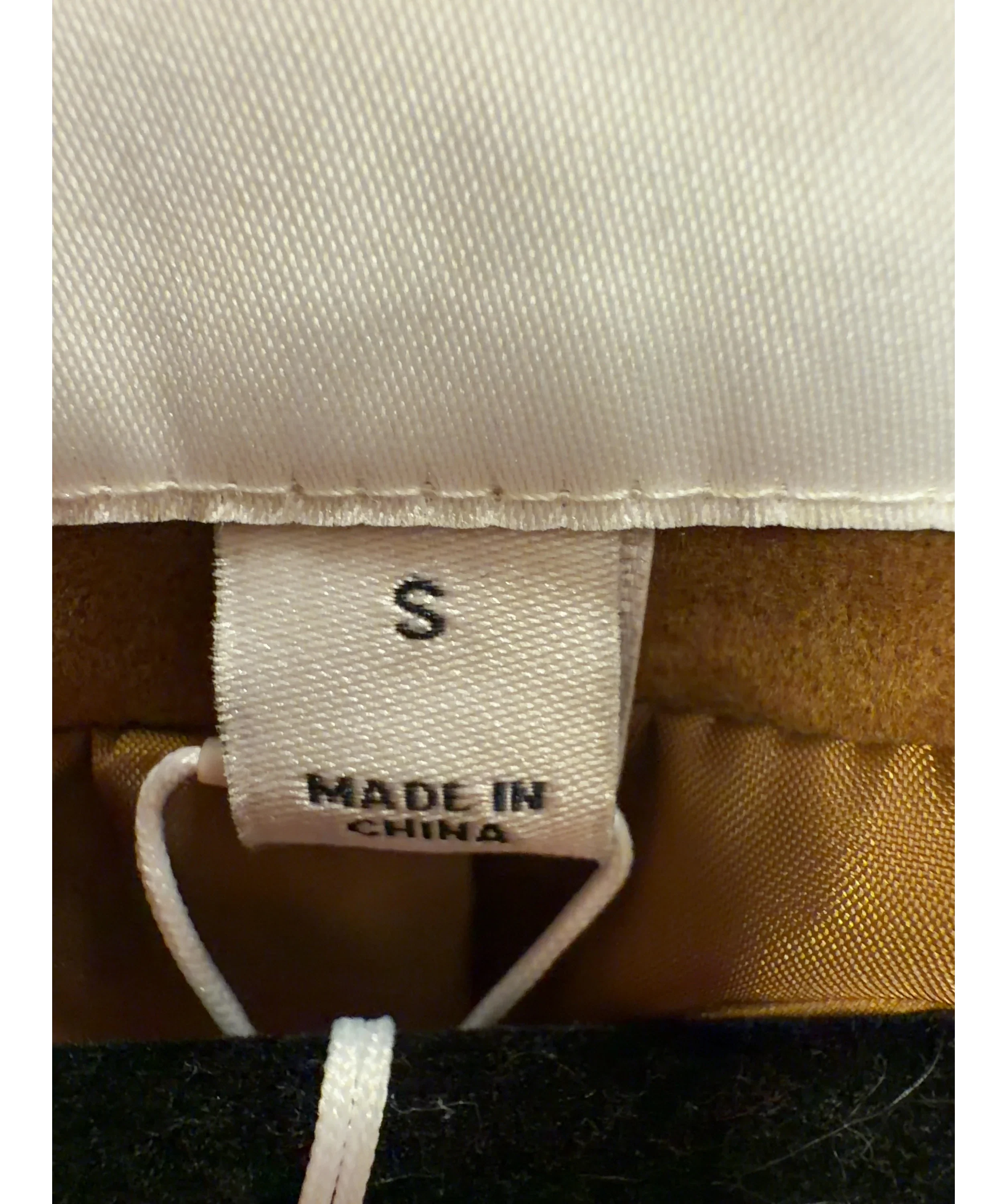 TOPSHOP Brown Colour, size UK S — care label