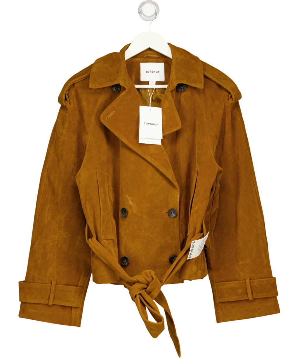 TOPSHOP Brown Colour, size UK S — front