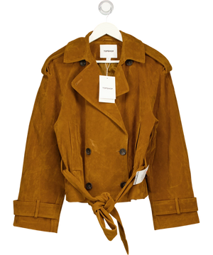Topshop Brown Belted Trench Coat UK S