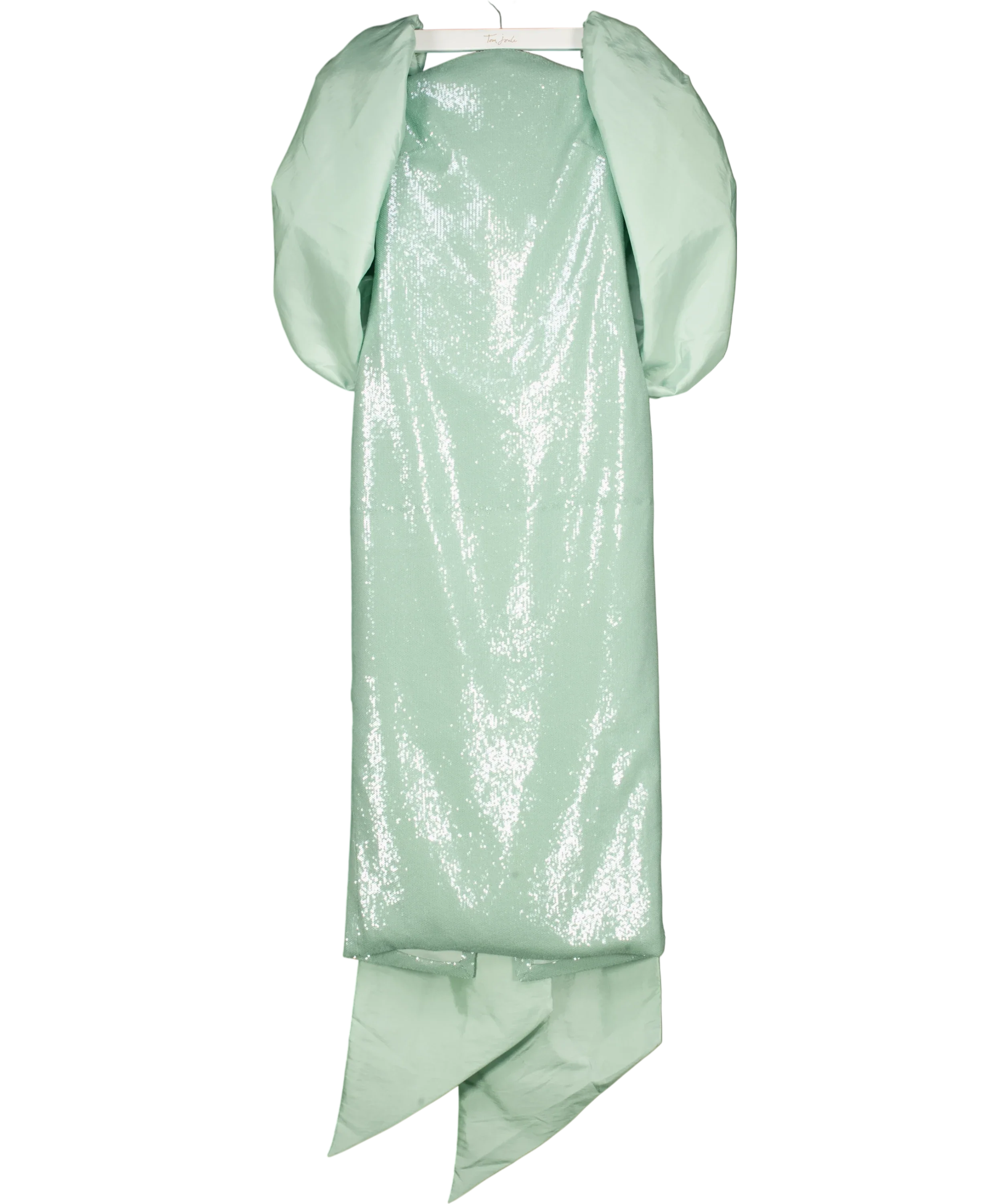 NADINE MERABI Green Layla Mint Dress, size UK 10 — front