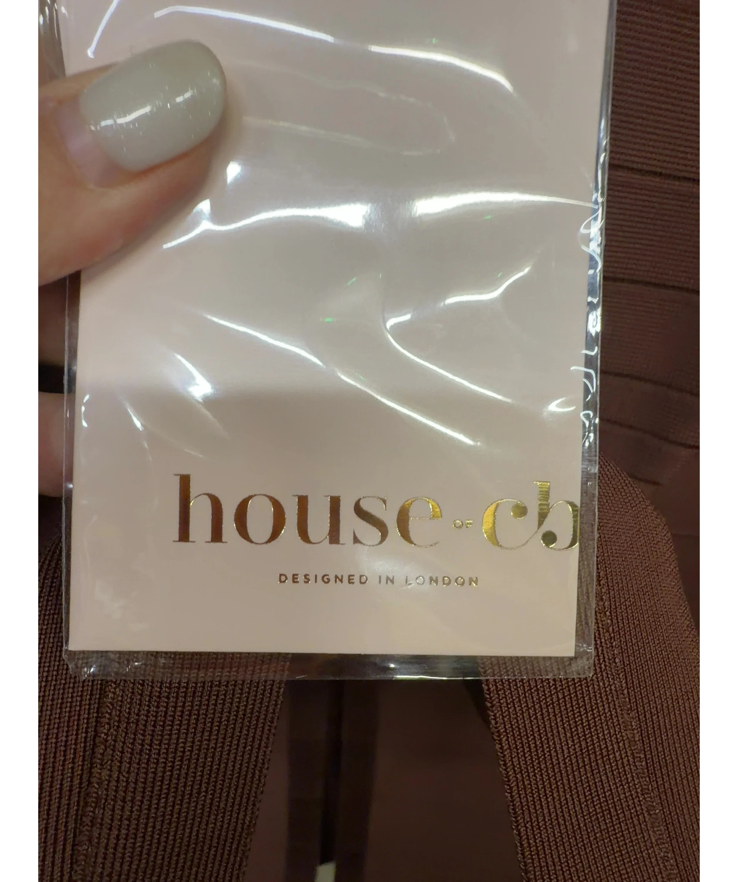 House of CB Brown Colour, size UK S — detail