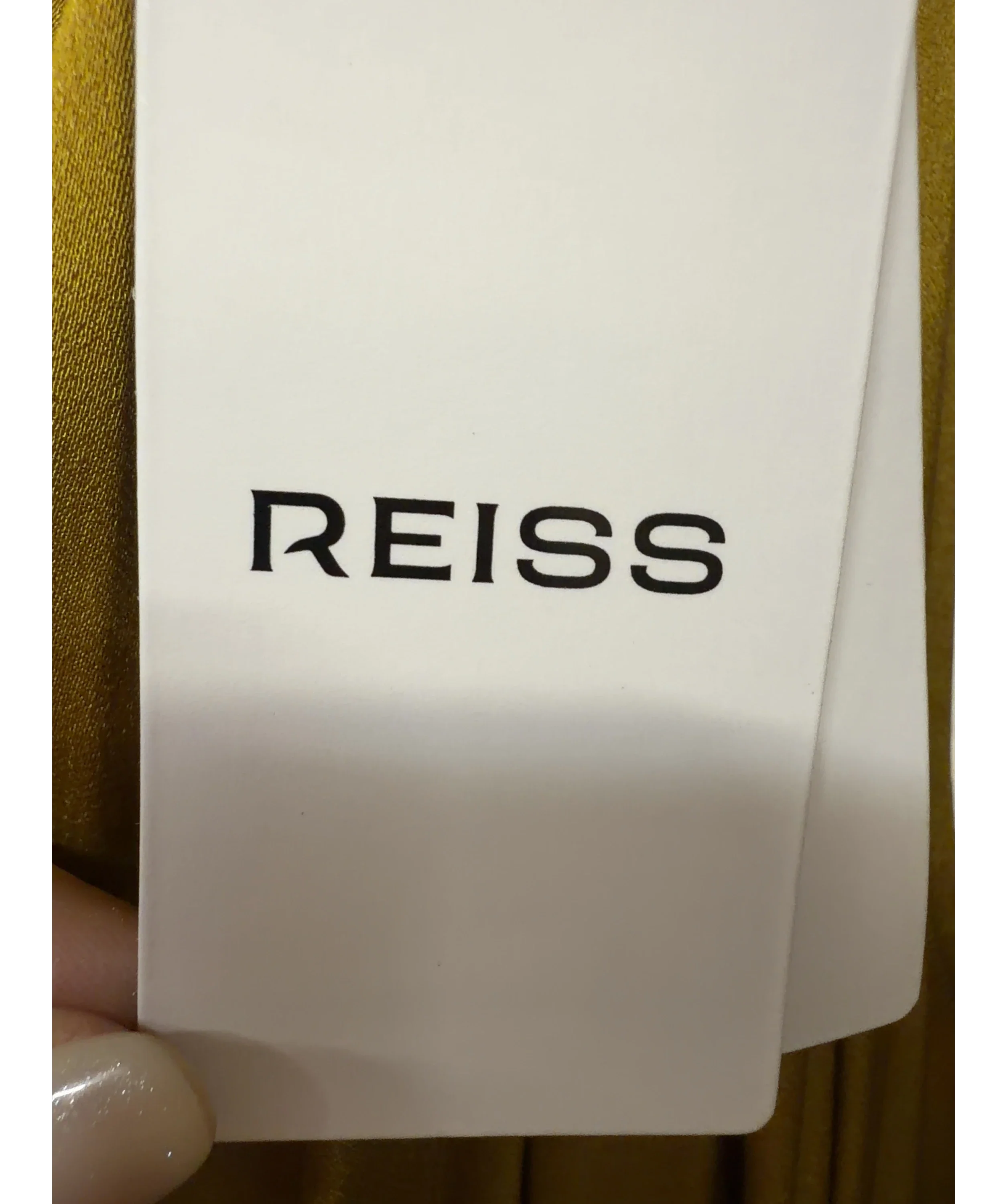 REISS chartreuse Colour, size UK 8 — detail