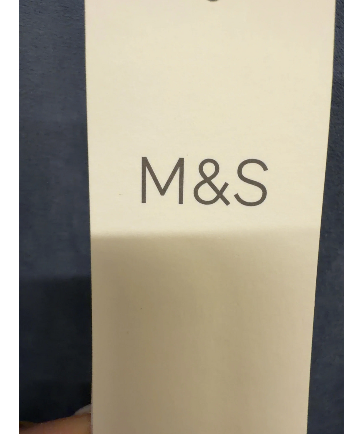 Marks and Spencer Blue Suedette Button Through Short Jacket and matching mini skirt, size UK 10 — detail