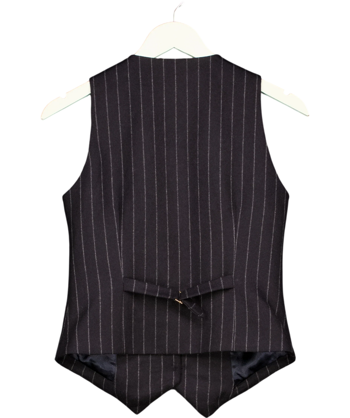 HOLLAND COOPER navy Hampton Waistcoat, size UK 8 — back