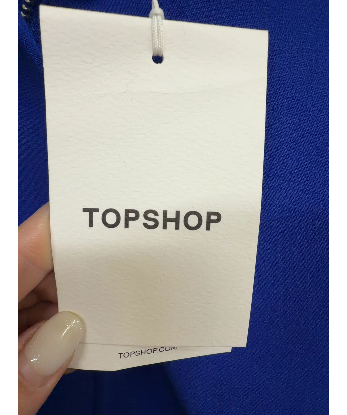 TOPSHOP Blue Colour, size UK 10 — detail