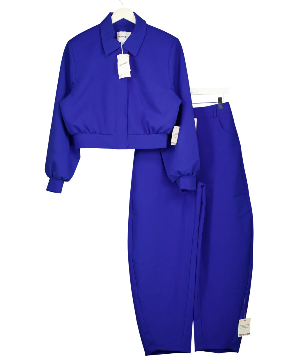 TOPSHOP Blue Colour, size UK 10 — front