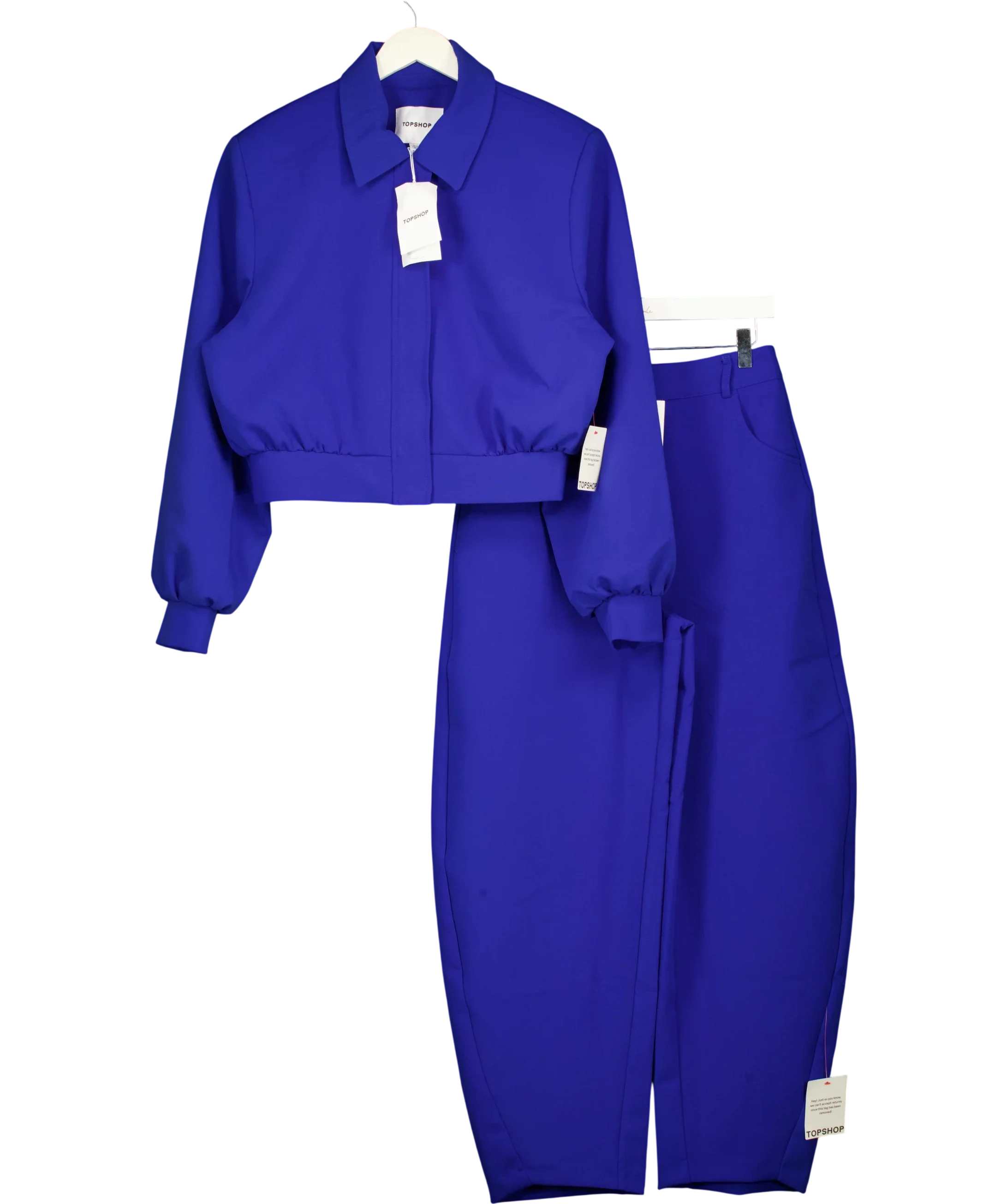 TOPSHOP Blue Colour, size UK 10 — front