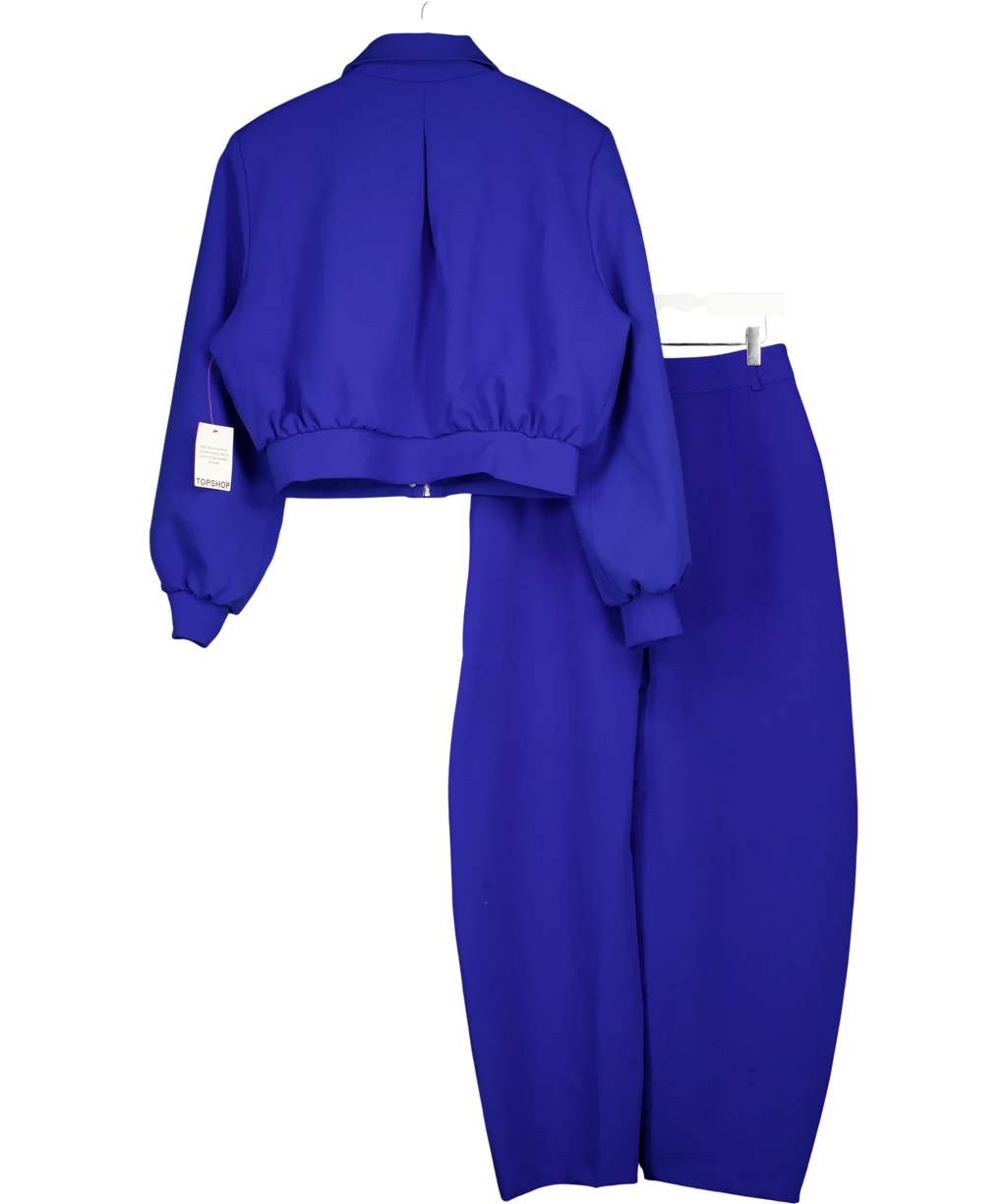 TOPSHOP Blue Colour, size UK 10 — back