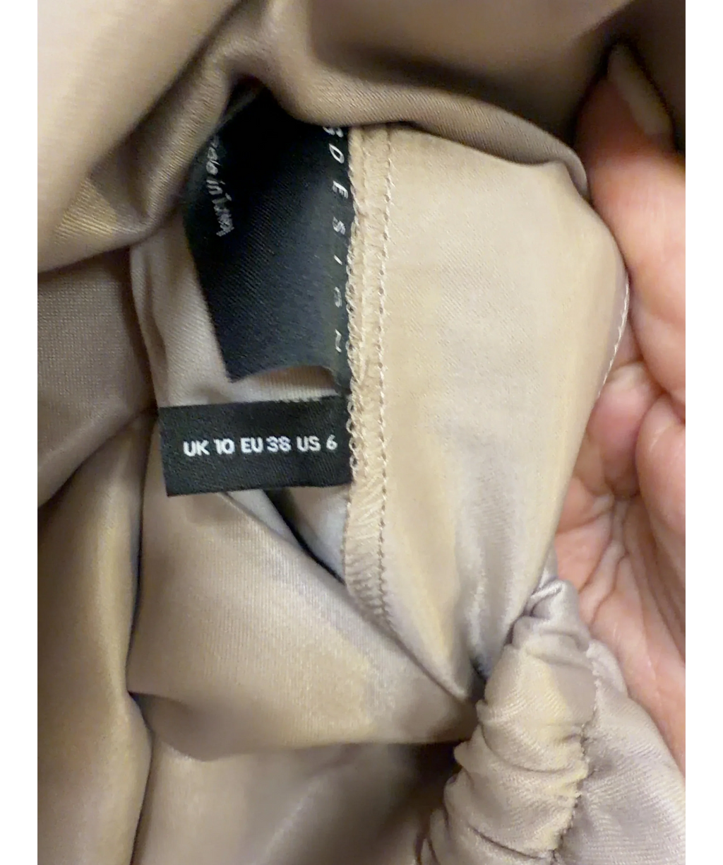 ASOS Beige Colour, size UK 10 — fabric detail