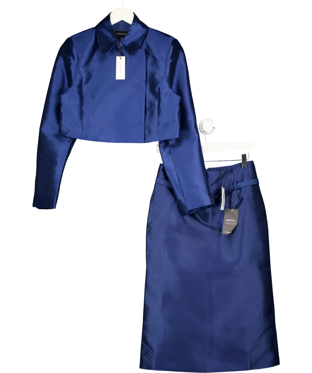 KAREN MILLEN Blue Colour, size UK 10 — front