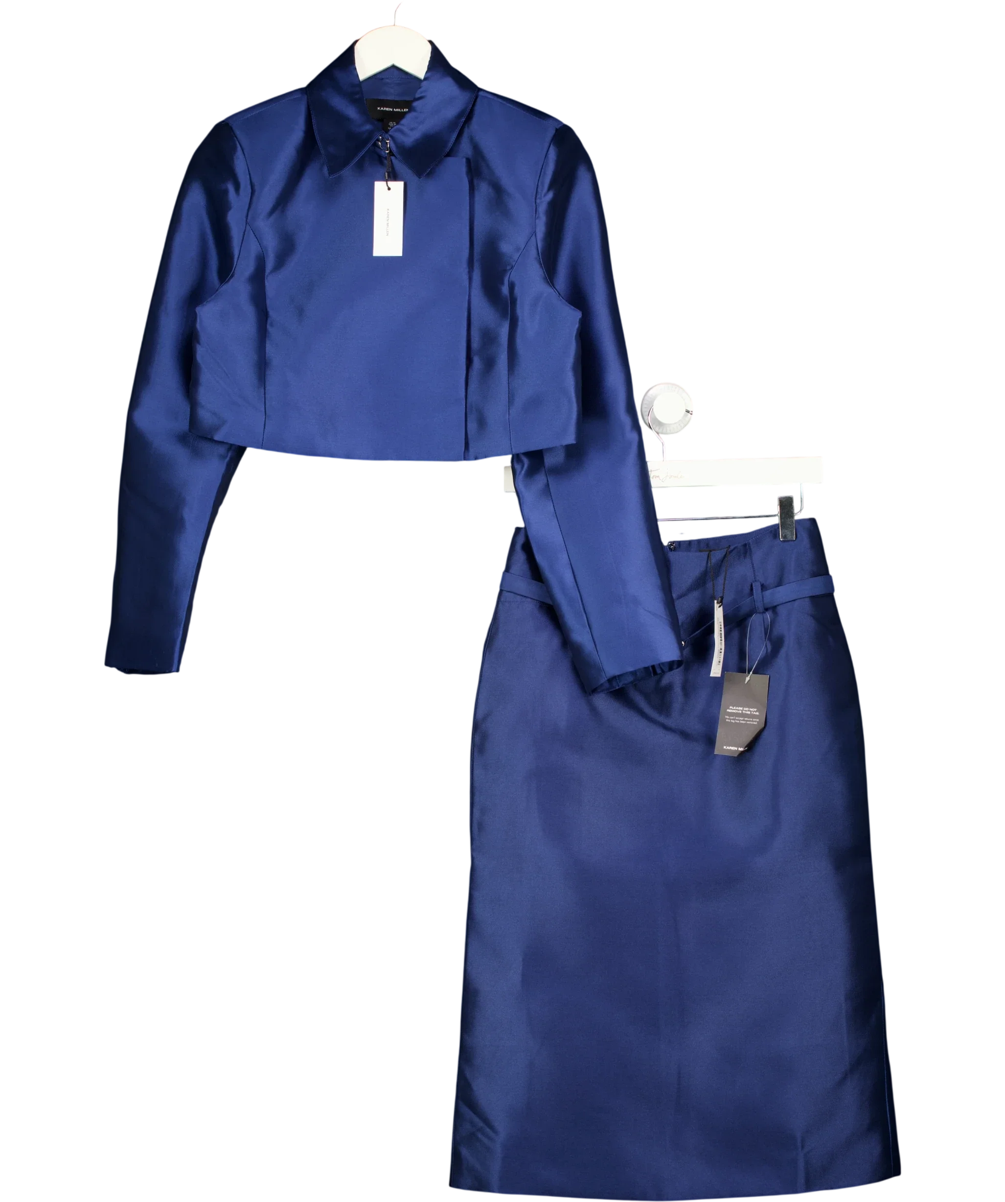 KAREN MILLEN Blue Colour, size UK 10 — front