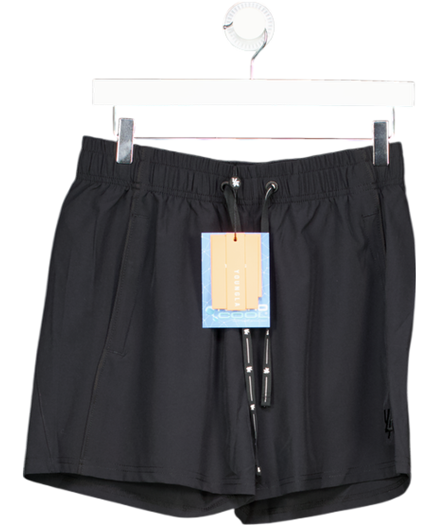 Young LA Black 101 Bodybuilding Short Shorts UK M