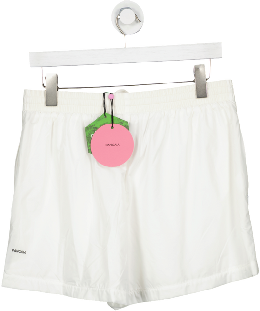 PANGAIA White Recycled Nylon Shorts UK M