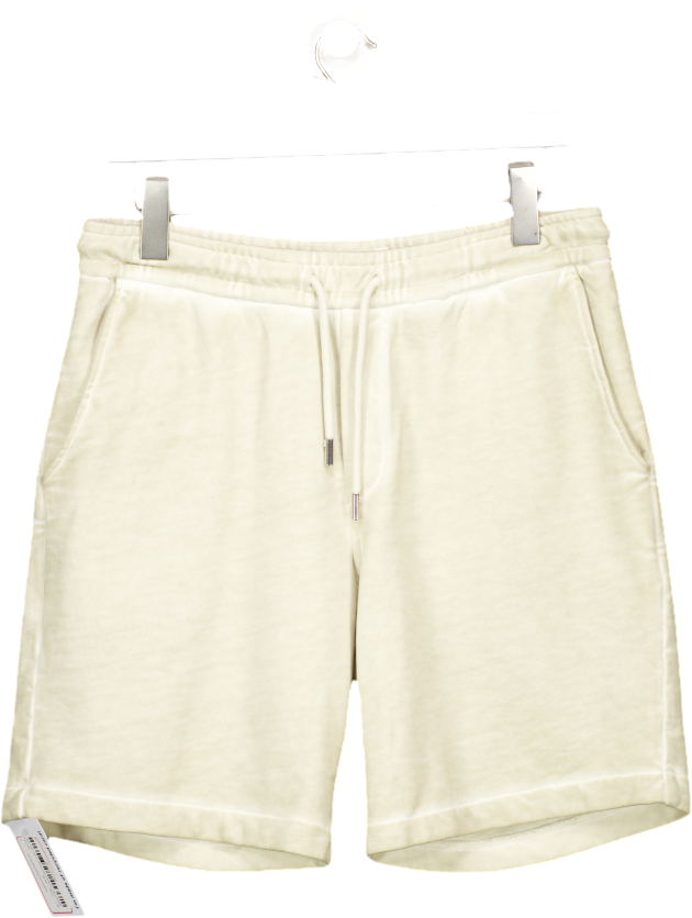Mr P. Cream Relaxed Fit Drawstring Shorts UK XS