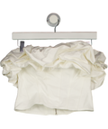 & Other Stories White Ruffled Corset Top UK 6