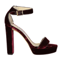 Jimmy Choo Purple Holly 120 Velvet Heels UK 7 EU 40 👠