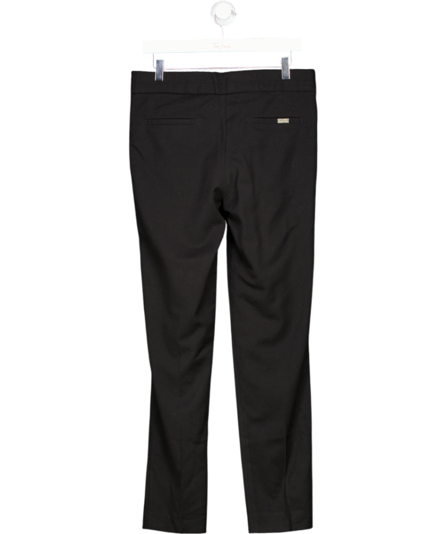 Massimo Dutti Black Wool  Cigarrette Fit Trousers UK S