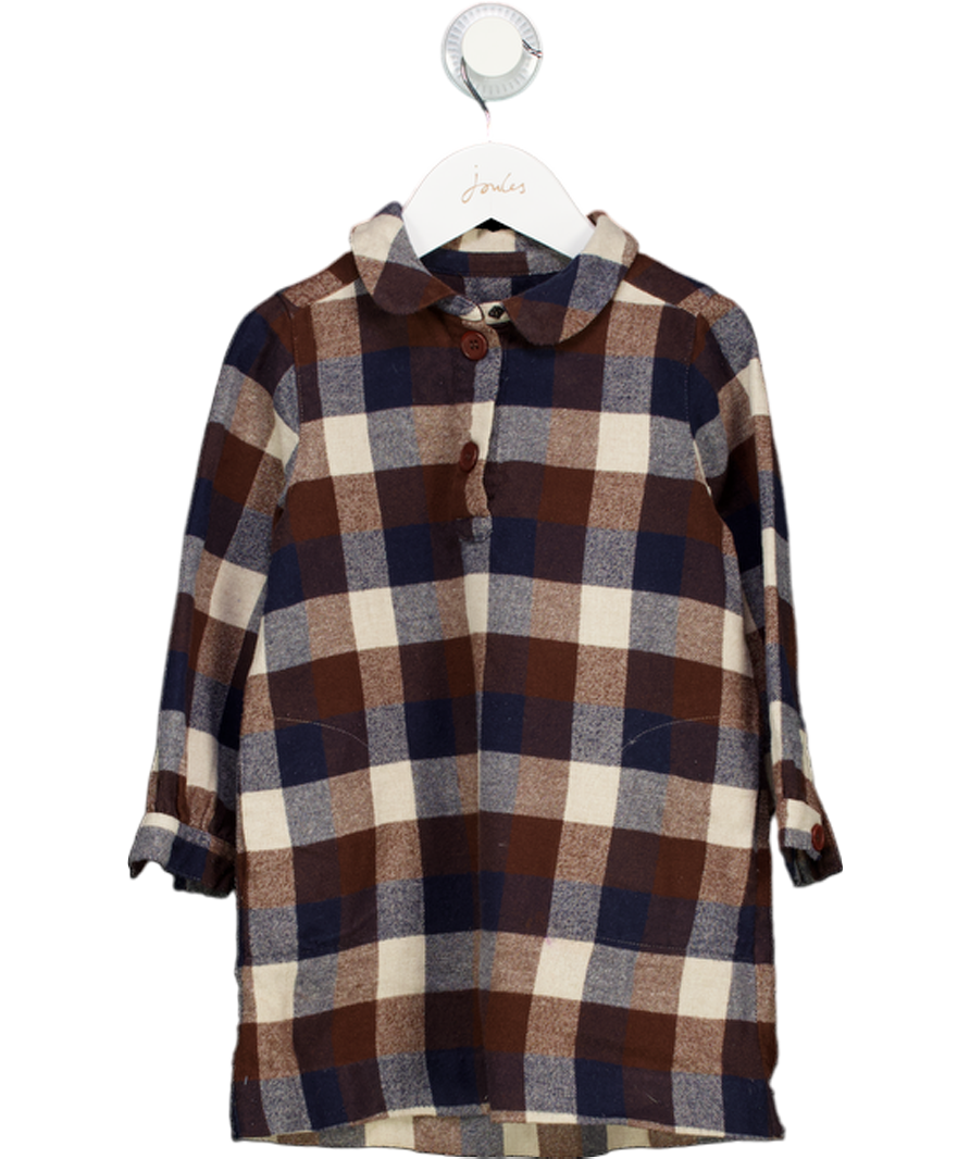 Caramel baby & child Brown Check Dress 4 Years