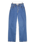 Abercrombie & Fitch Blue High Rise 90s Relaxed Jean W26