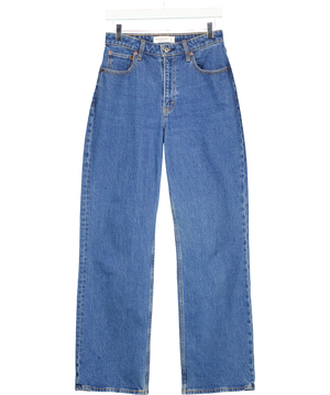 Abercrombie & Fitch Blue High Rise 90s Relaxed Jean W26