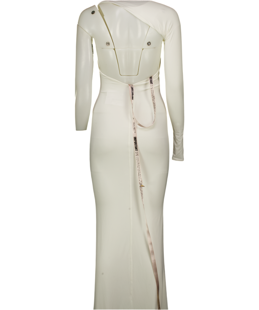HOUSE OF CB White Wrap Sleeve Maxi Dress UK S – Reliked