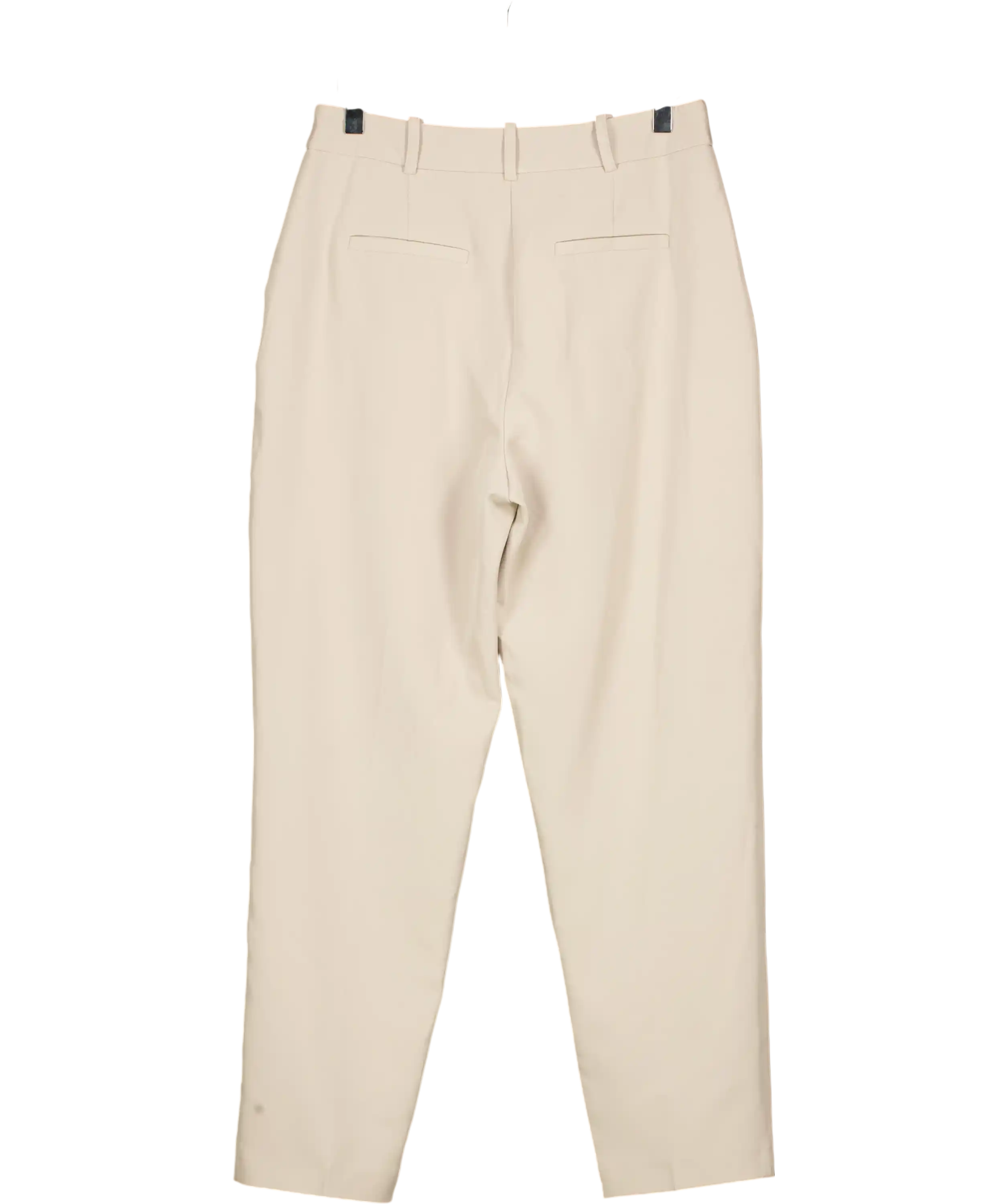 Friends like these Taupe Beige Tailored Tapered Ankle Grazer Trousers UK 10