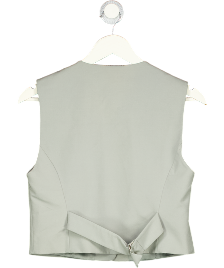 ZARA Grey Sleeveless Waistcoat Top UK M