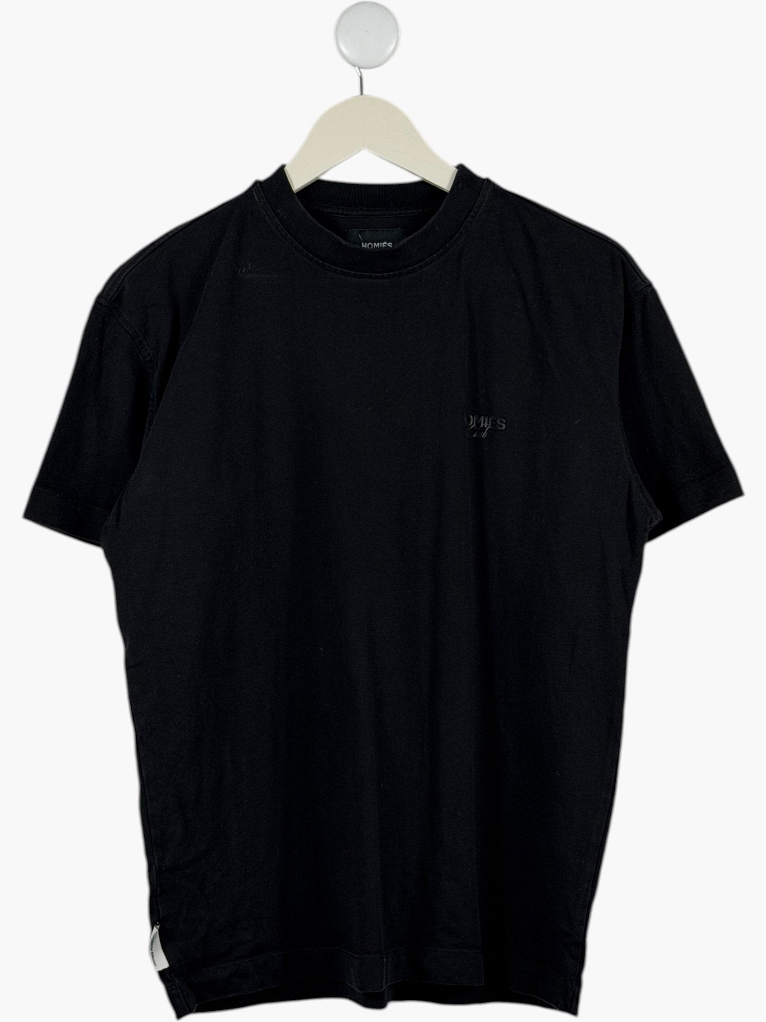 HOMIES Black Marbella Cotton T-Shirt UK M