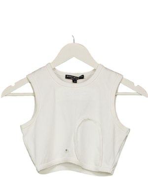 Saint Giovanni White Rosso Amour Bralette UK M