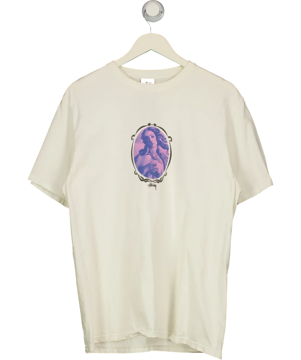 Stüssy White Lazy Tee UK M