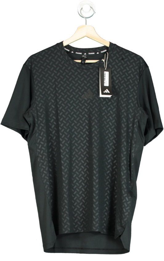 Adidas Black Graphic T-Shirt UK M