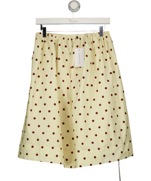Lovers & FriendsDeven Yellow Polka Dot Midi Skirt  UK XXS
