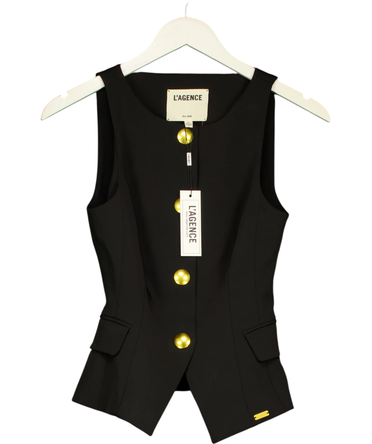 L'agence Black Colour, size UK XXS — front