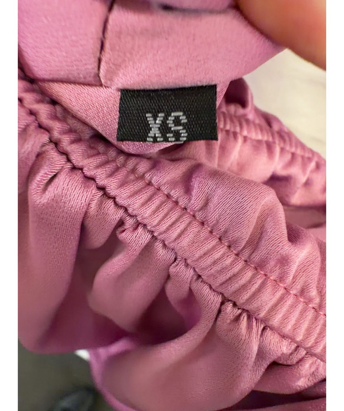 The Influencer Shop Pink Colour, size UK XS — care label