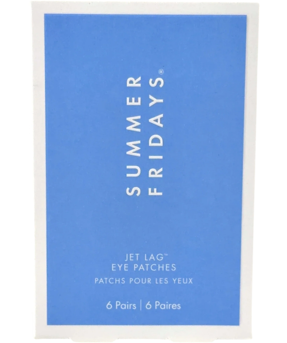 Summer Fridays Jet Lag Eye Patches, size X6 — front