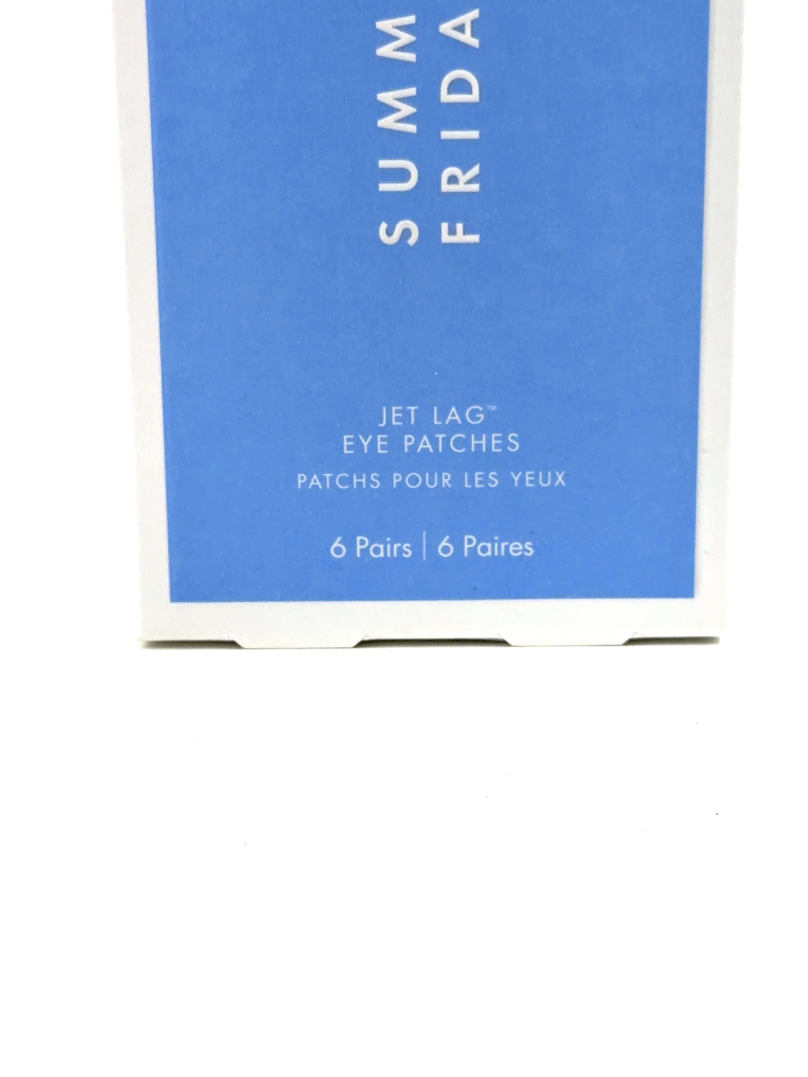 Summer Fridays Jet Lag Eye Patches, size X6 — care label