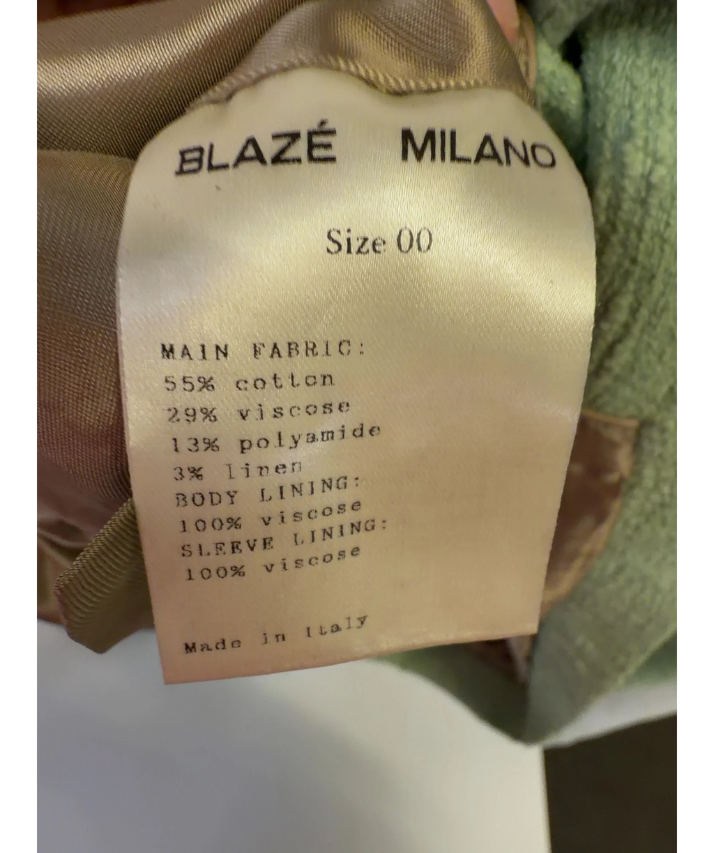 BLAZÉ MILANO light green Colour, size UK XXS — care label