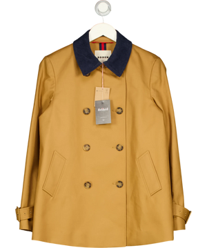 Boden Swing Box Short Trench Brown UK 4