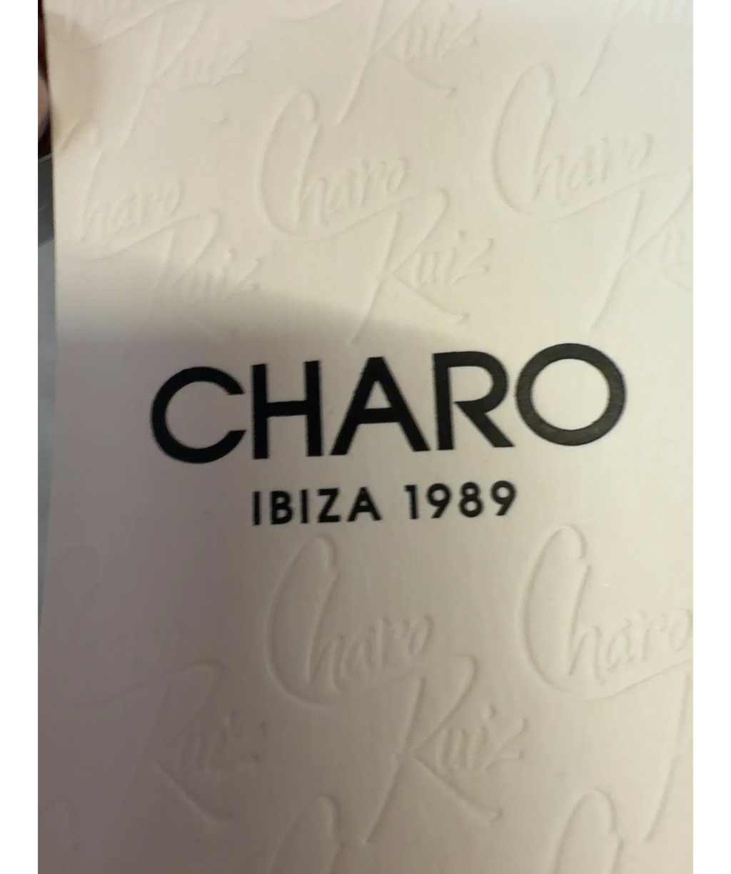 Charo Ruiz Cream Cusia Short Dress, size UK XS — detail