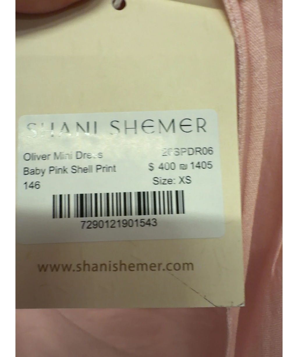 Shani Shemer Pink Oliver Mini Dress, size UK XS — care label