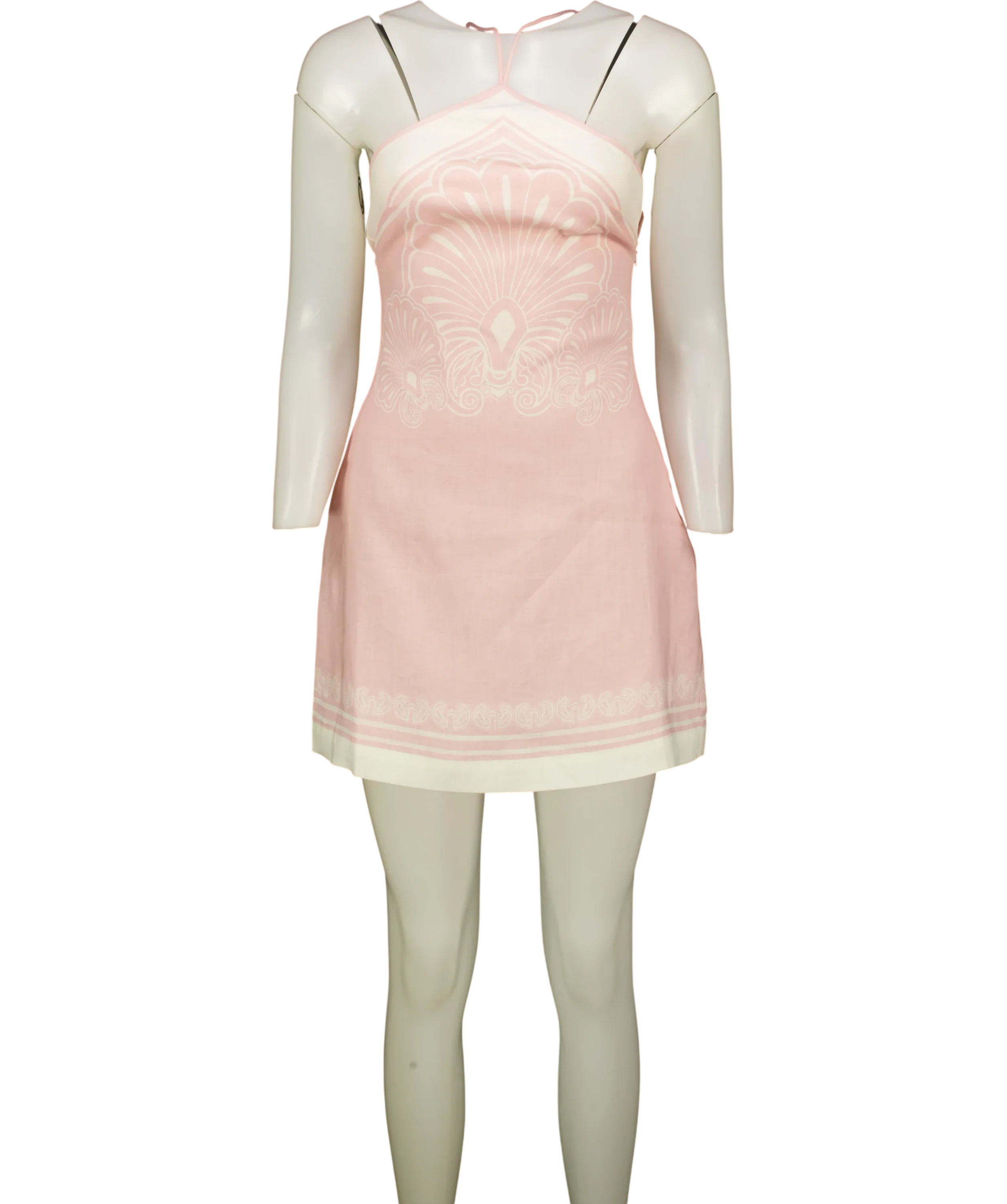 Shani Shemer Pink Oliver Mini Dress, size UK XS — front