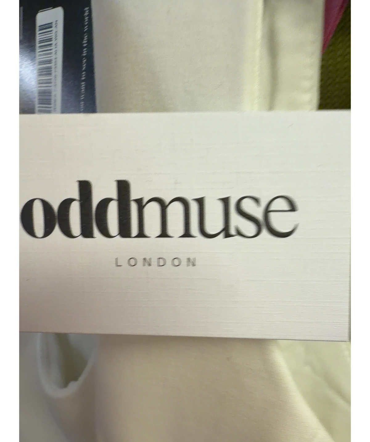 ODD MUSE Cream Linen Mix Dropped Waist Maxi Dress, size UK XS — detail