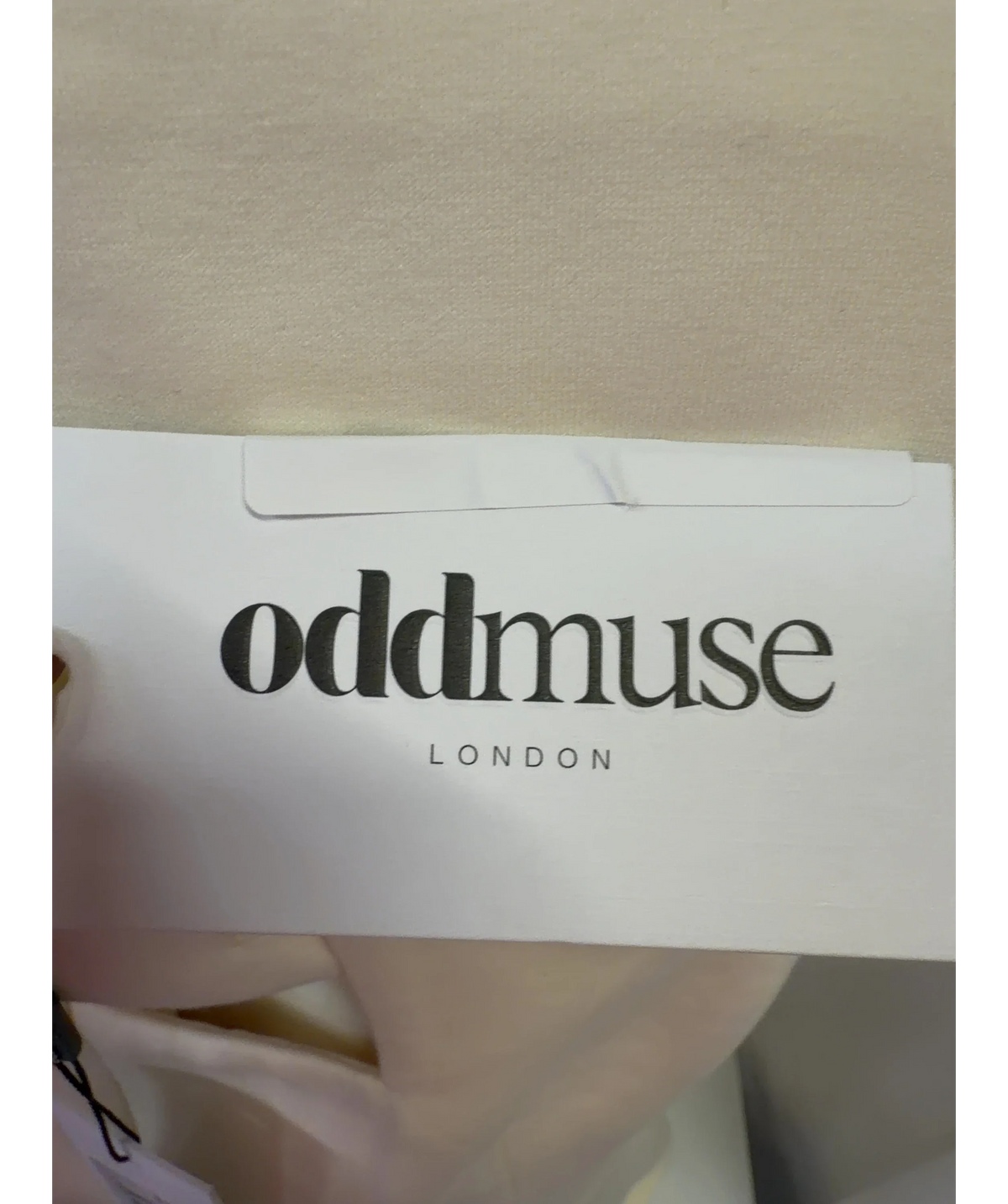 ODD MUSE Cream Colour, size UK XS — detail