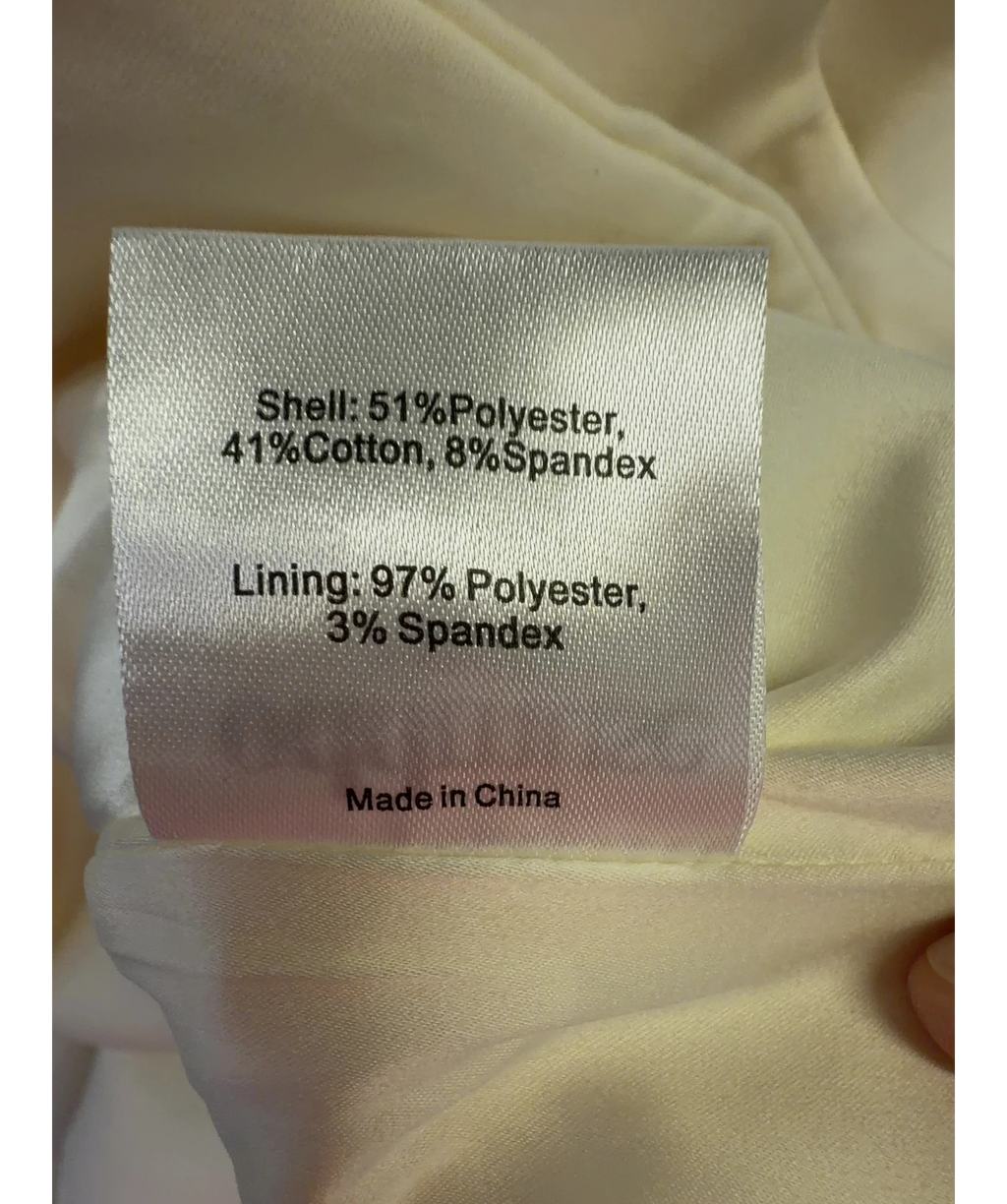 ODD MUSE Cream Colour, size UK XS — label