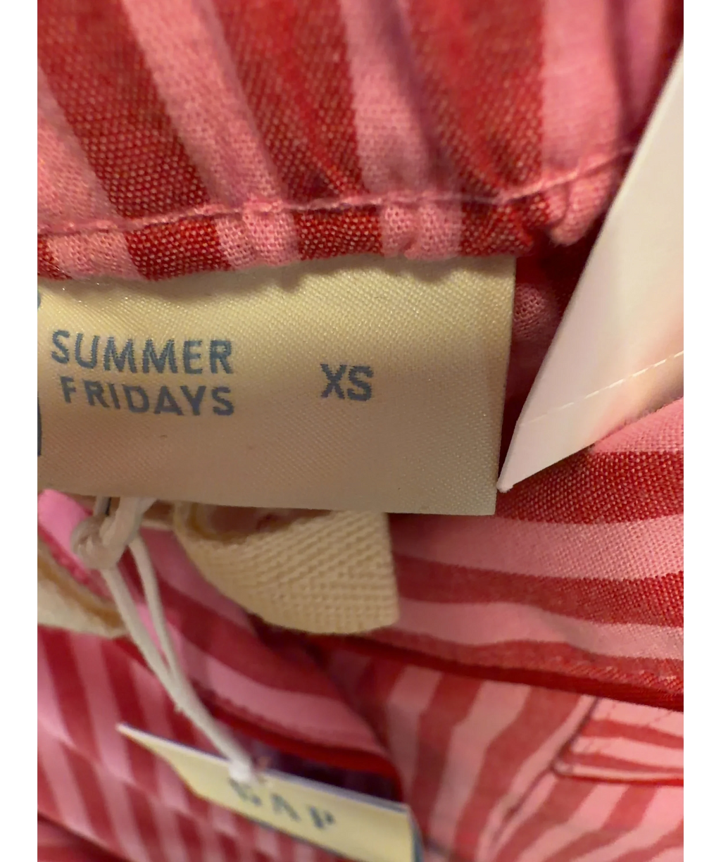 GAP x Summer Fridays Red Colour, size UK XS — fabric detail