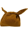 merit Brown Merit Brown Corduroy Knotted Handle Handbag — front