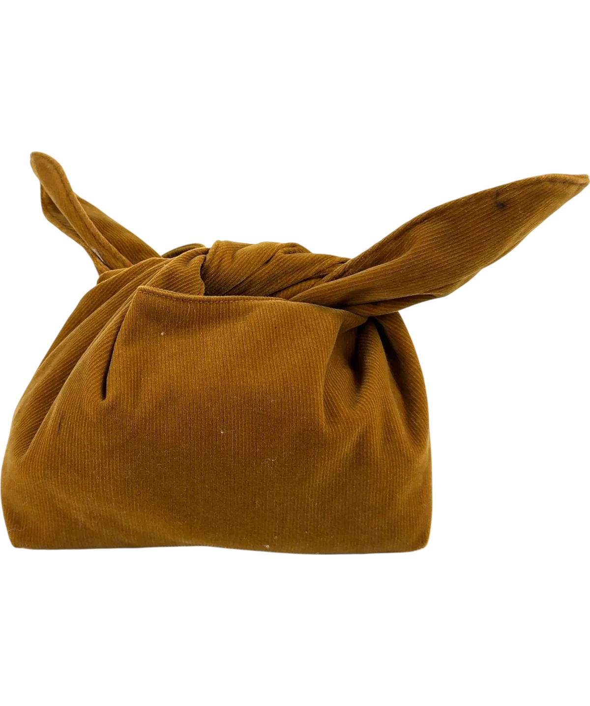 merit Brown Merit Brown Corduroy Knotted Handle Handbag — front